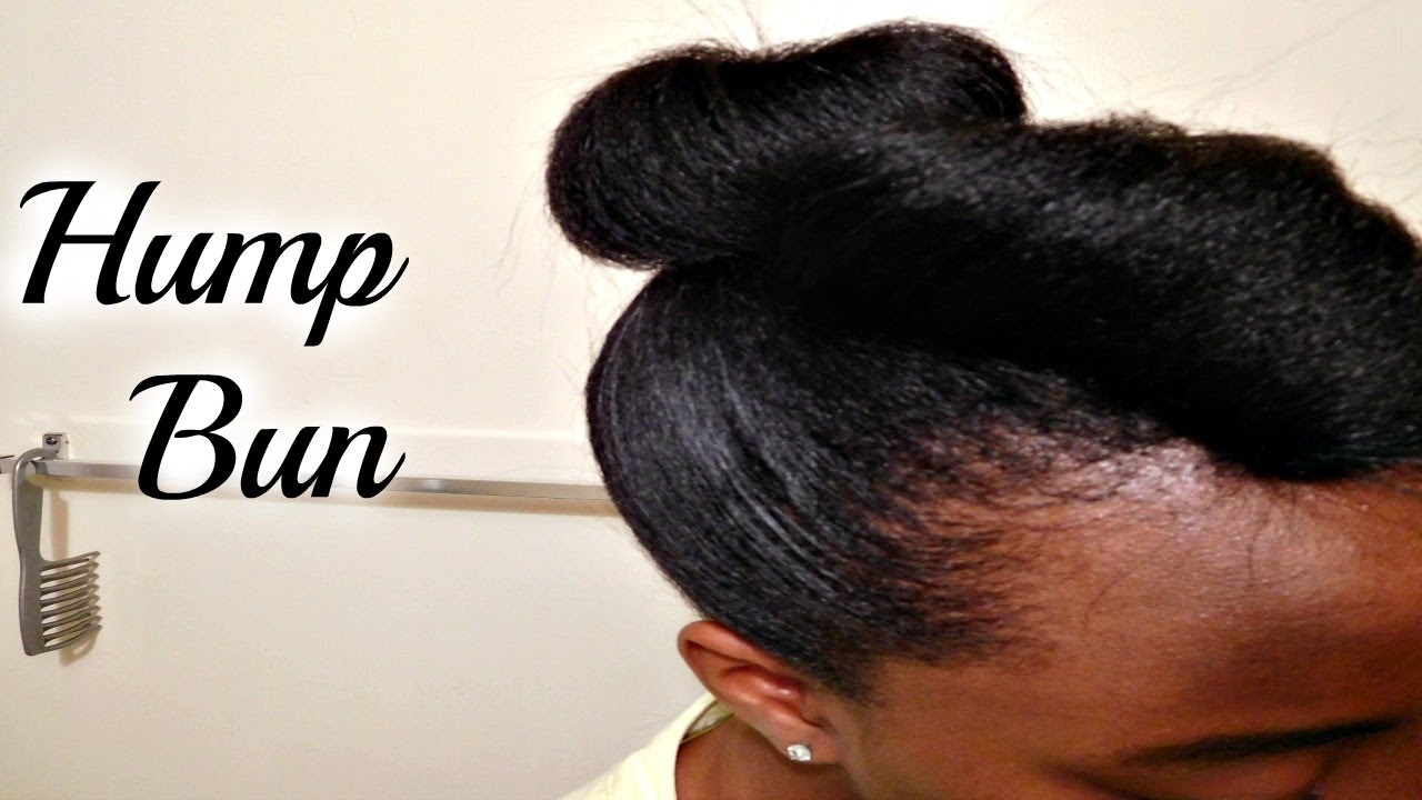 Hump Bun Updo New Hairstyle Attempt 1 YouTube