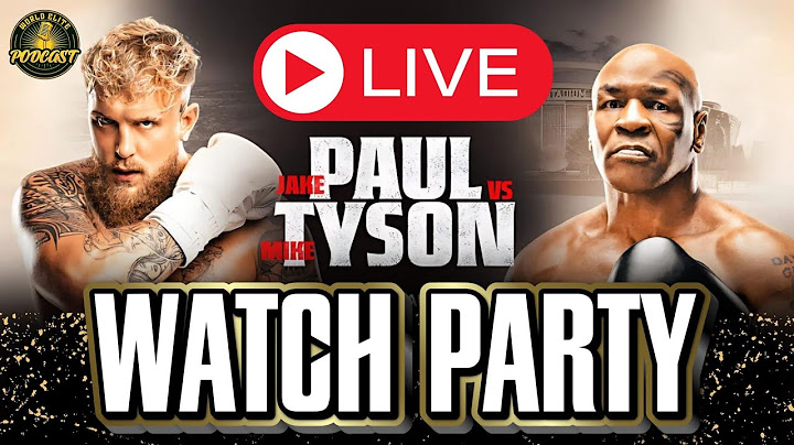 Jake Paul vs. Mike Tyson: LIVE on Netflix WATCH PARTY! 🥊 #boxing #netflix #live