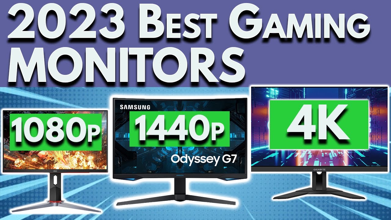 Meilleurs Ecrans PC Gamer 2023  Comparatif 1080p 1440p 4K & Ultrawide