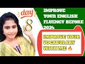 Day 8 improve your vocabulary with me  21 days challenge for beginners