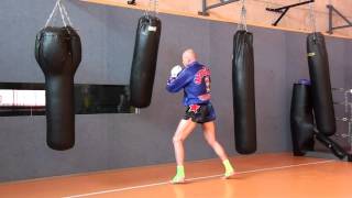 bag work muay thai style 1