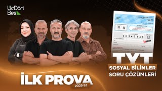 Üçdörtbeş Yayinlari Türki̇ye Geneli̇ İlk Prova Kasim 2025 - Sosyal Bi̇li̇mler