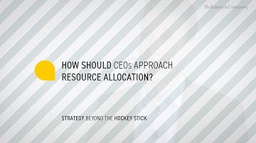 How should CEOs approach resource allocation?