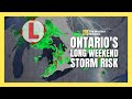 Thunderstorm Risk Across Ontario Might Ruin Your Long Weekend Plans | #forecast