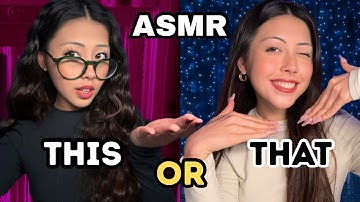 ASMR This or That? 💭Tingly Trigger Assortment for Deep Sleep & Relaxation