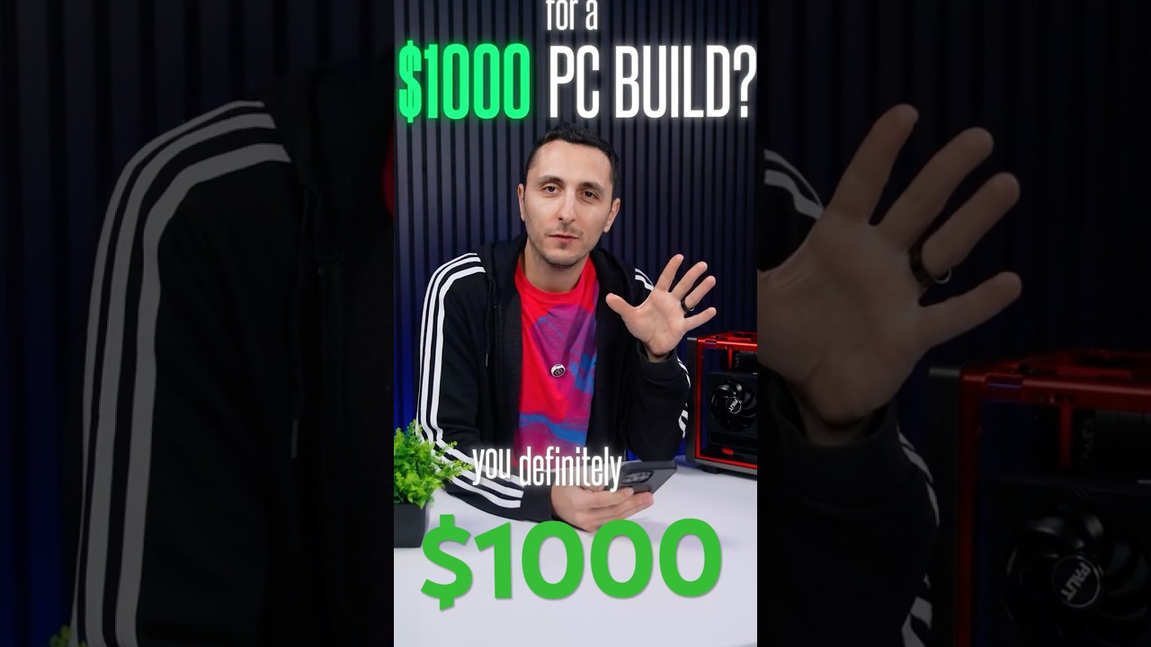 Best CPU and GPU for $1000 PC Build! #shorts