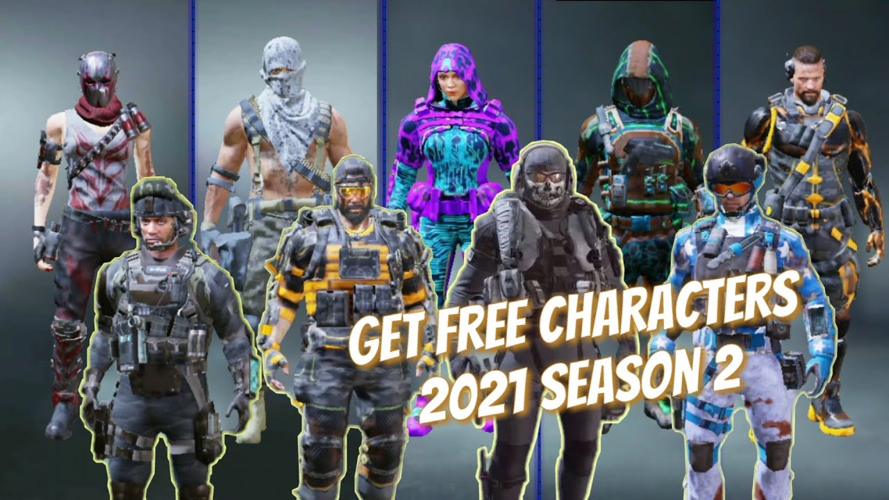 How To Unlock FREE Character Skins in Call of Duty Mobile - 2021 Season ...