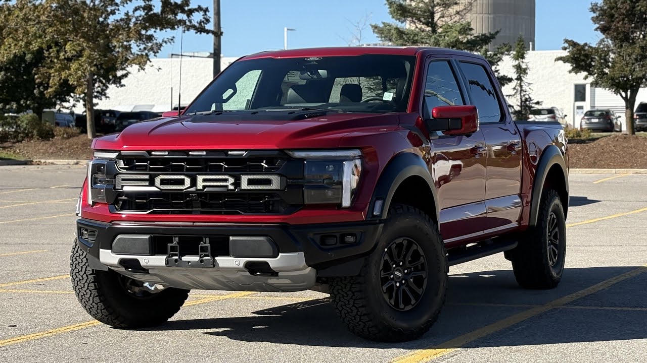 New 2025 Ford F 150 Raptor in Rapid Red Metallic Tinted Clearcoat ...
