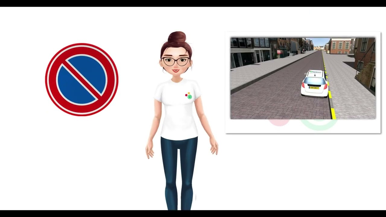 Parkeren en Stilstaan Deel 1  - Waar mag je parkeren? #autotheorie