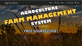 Online Farm Management System using PHP/MySQL | Free Source Code Download screenshot 2
