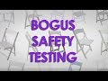 Resin Folding Chairs - Bogus Safety Claims Resin Folding Chairs - Bogus Safety Claims