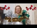 COMO FAZER LAÇO PARA O TOPO DA ÁRVORE/ fácil de fazer com Eliane Cândida 🌹