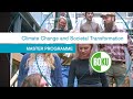 Masters programme climate change and societal transformation boku