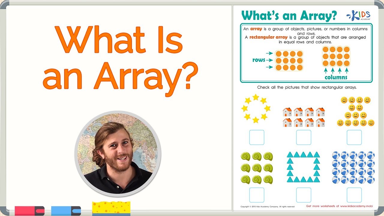 arrays for kids math for 2nd grade kids academy youtube