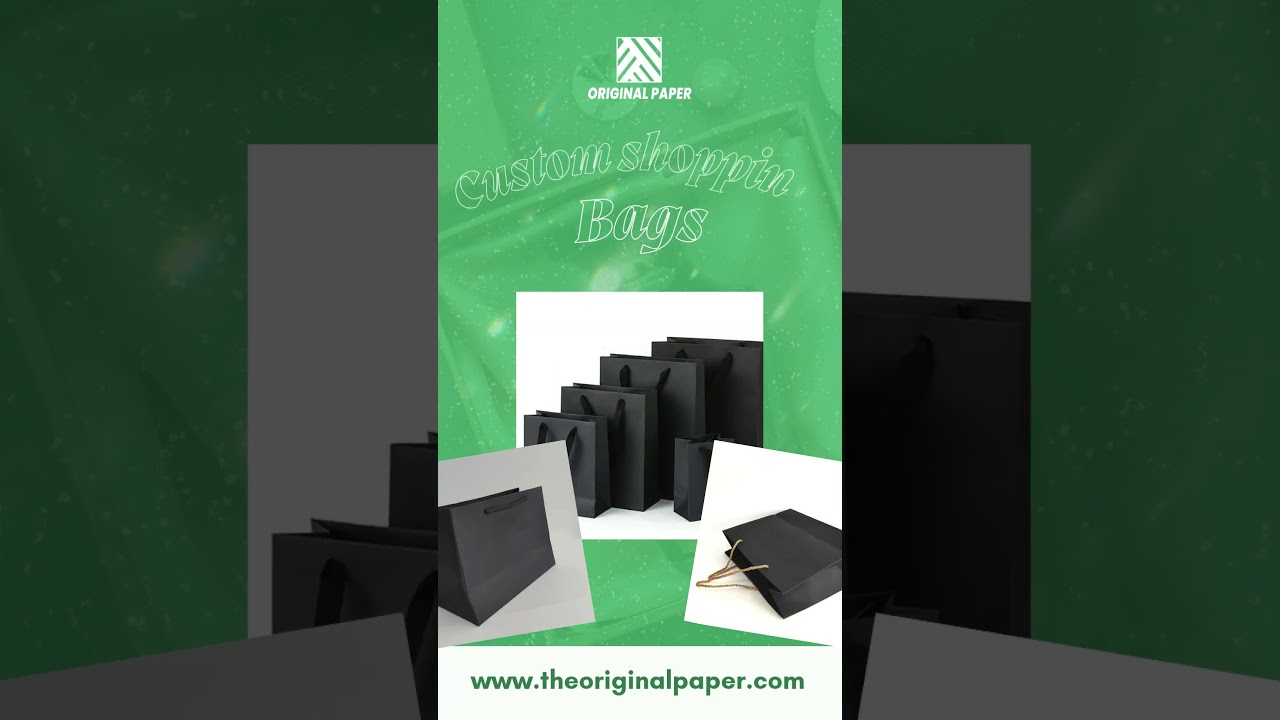 Custom Shopping Bags for Your Brand 🛍️