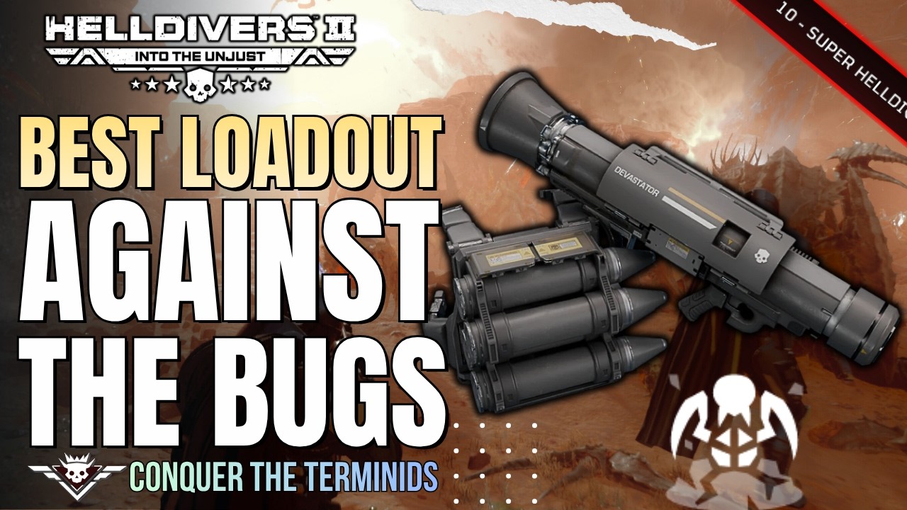 Terminids Commander Terminids Loadout, easy to use for NEW/XBOX players (2025) | Helldivers ...