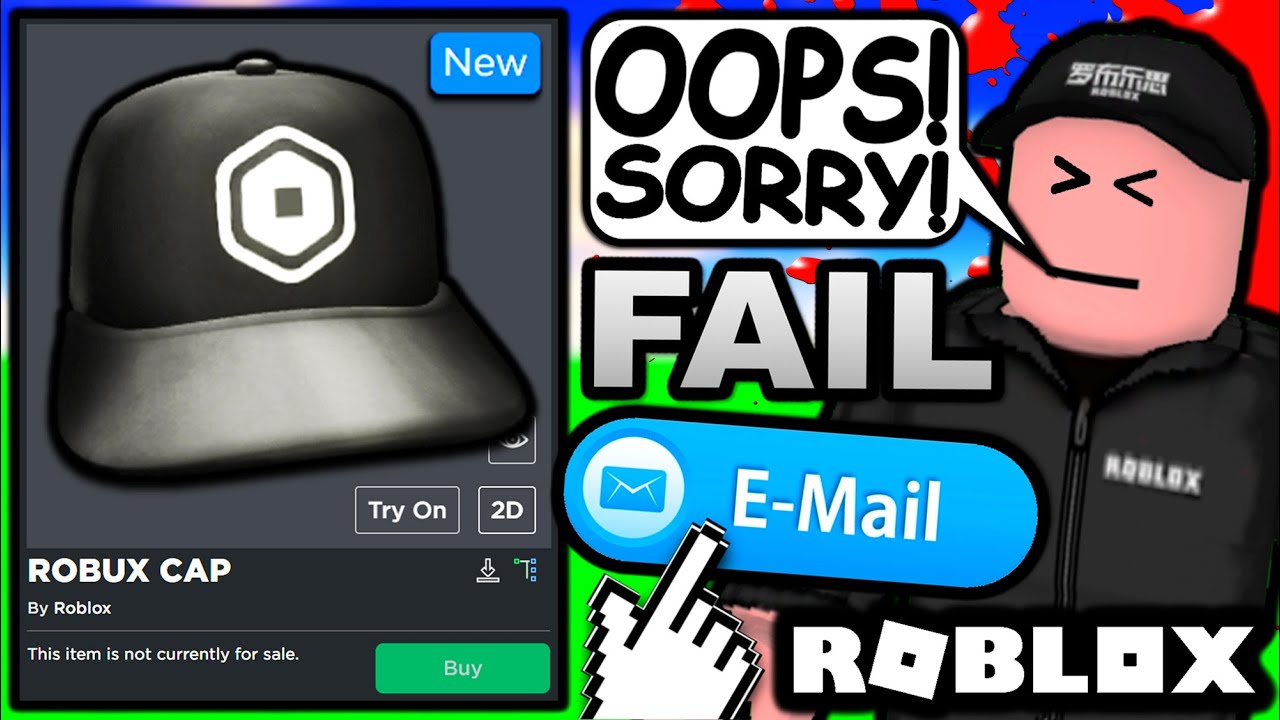 ROBLOX MADE A BIG MISTAKE WITH THIS NEW ACCESSORY! (ROBUX CAP) - YouTube