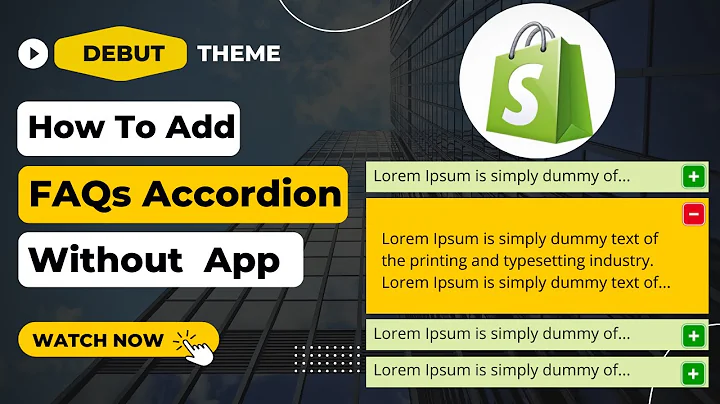Effortlessly Add an Accordion to Your Shopify FAQ Page