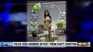 Police seek answers in post-prom party shooting