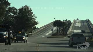 1-23-22 Beaufort County, SC - Icy Roads - Bridges closed - SCDOT Working - Frost - Roadblock