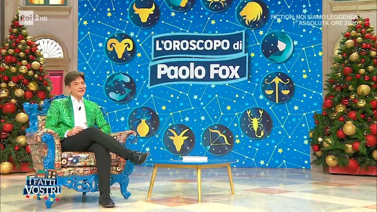 L'oroscopo di Paolo Fox - I Fatti vostri - 20/12/2023 - YouTube