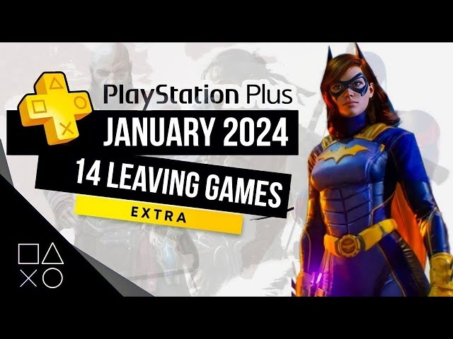 Games Leaving PS Plus Extra & Premium In January 2024