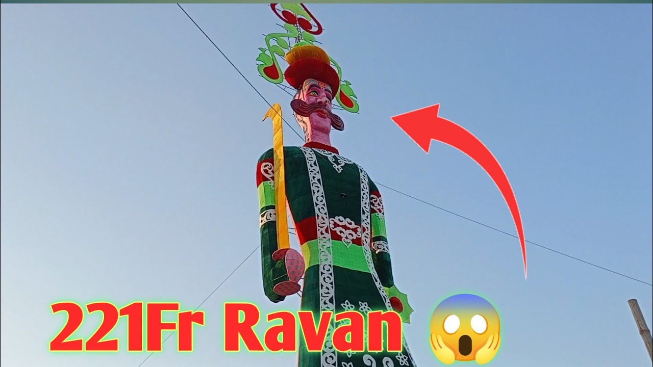 Sector 10 Ravan 221ft Ravan making 😈//Dwarka sector 10 biggest Ravan 😱//himanshu ...