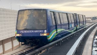 Riding the Skyway Train - George Bush Intercontinental Airport (IAH) - Houston, Texas, 4K