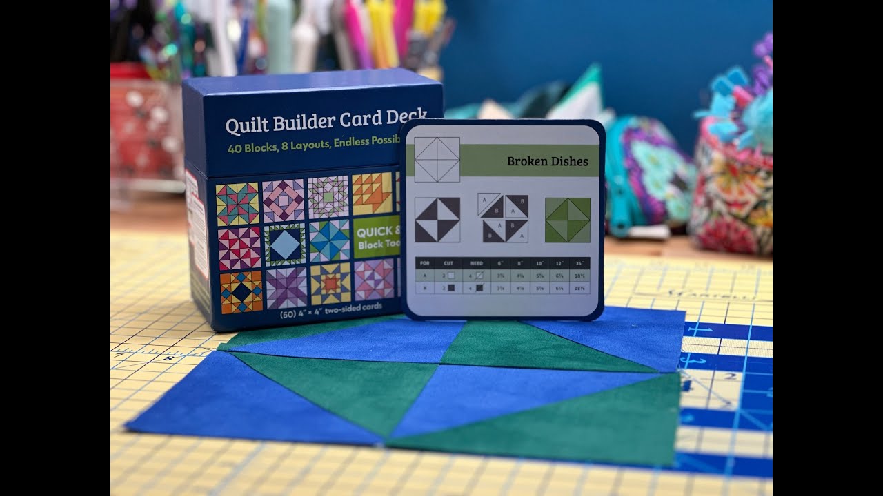 Quilting Product Review QUILT BUILDER CARD DECK YouTube