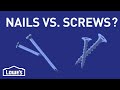 When Do I Use Nails vs. Screws? | DIY Basics When Do I Use Nails vs. Screws? | DIY Basics