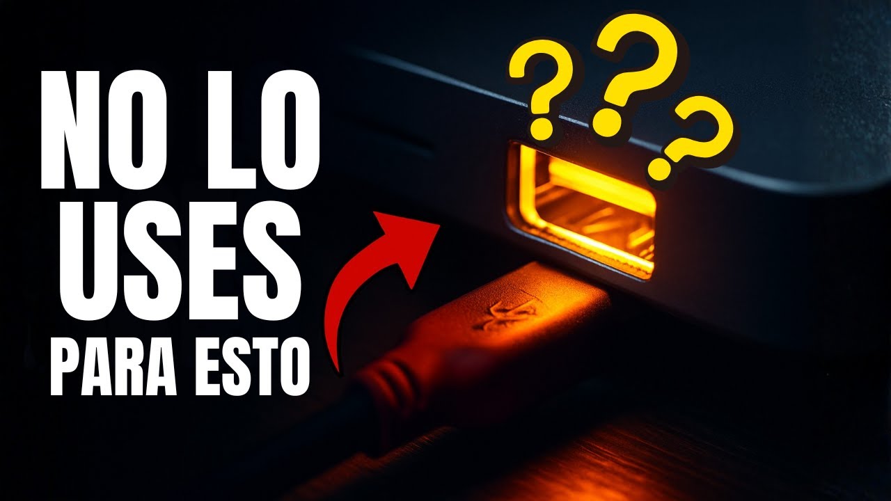Para esto sirve el puerto USB amarillo Y Por qué NO deberías usarlo