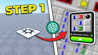 I Forced AI To Code Minesweeper In Roblox