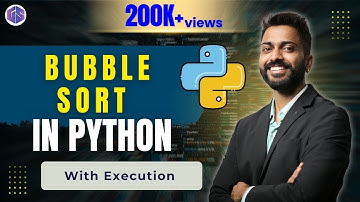 Lec-49: BUBBLE SORT in PYTHON 🐍 with Code 👩‍💻 👨‍💻DSA in PYTHON 🐍