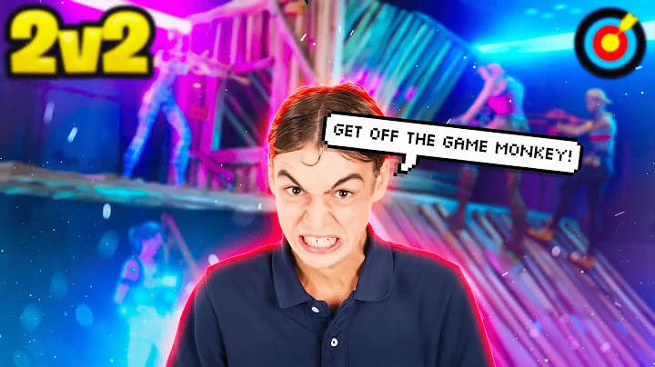 This Kid Turned Racist Because He Was Losing - Fortnite 2v2 Piece Control