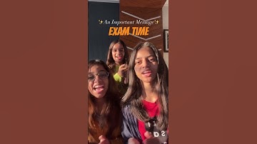 Exam Time An Important Message | #exams #examtime #examperiod #collegelife #exampreparation #college