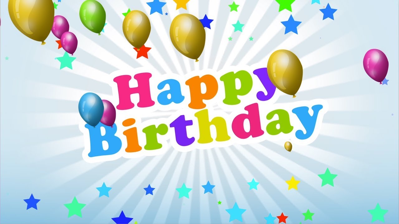 Motion Graphics Animation for Happy Birthday Background Effects - YouTube