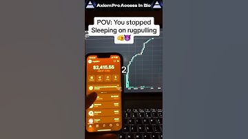 You Stopped Sleeping On Rugpuiling! #axiom #crypto #solana #bitcoin #ethereum #trading #forex
