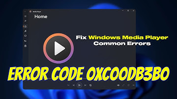 Fix Windows Media Player Error In Windows 11/ 10 || Error Code 0xC00DB3B0