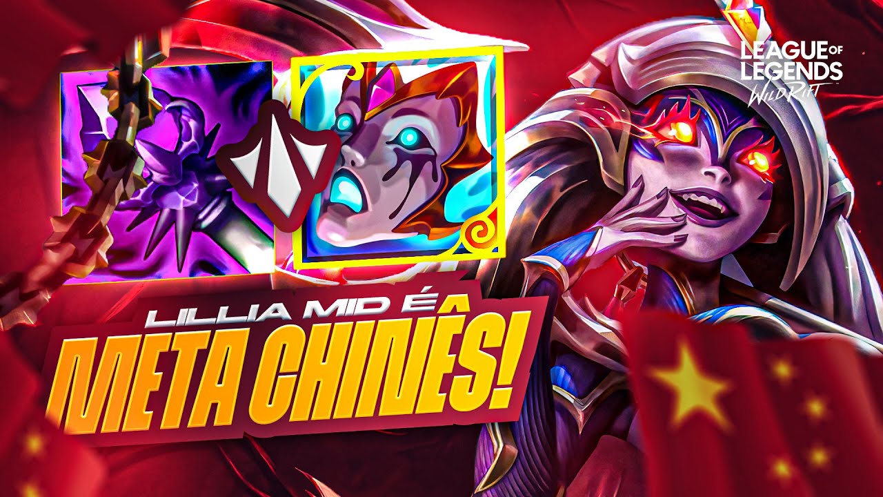 POR ESSE MOTIVO LILLIA MID É META NO COMPETITIVO! ROUBADA DEMAIS | LoL Wild Rift