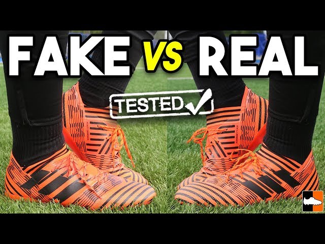 Can you tell the FAKE Nemeziz From the REAL adidas Boot?! - YouTube