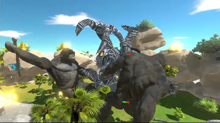 MONSTER WAR! KING KONG VS COLOSSAL TITAN 🔥 ANIMAL REVOLT BATTLE SIMULATOR