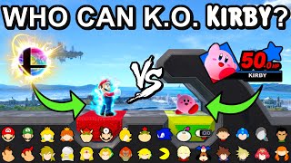 Who Can K.O. A 50HP Kirby With A Final Smash ? - Super Smash Bros. Ultimate