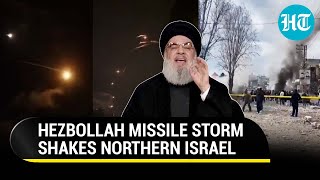 Hezbollah Rains Fire On Israel; 10 Attacks, 25 Missiles Overwhelm Iron Dome In Kiryat Shmona | Watch