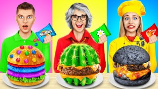 Me vs Grandma Cooking Challenge | Cake Decorating Secret Recipes Ideas by YUMMY JELLY