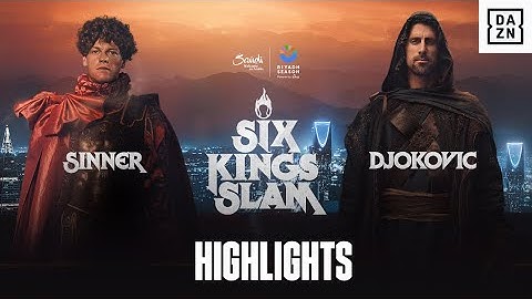 Six Kings Slam Semi-Final Highlights |  Jannik Sinner vs. Novak Djokovic