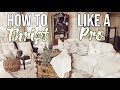 HOW TO THRIFT LIKE A PRO  (Entire Living Room Under $500)
