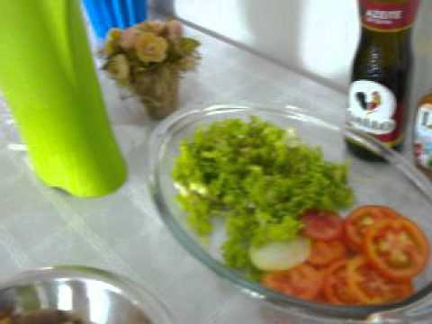 Com frango salada dieta