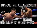 (KNOCKOUT!) Dmitry Bivol vs Samuel Clarkson full fight highlights | Undefeated Dmitry Bivol