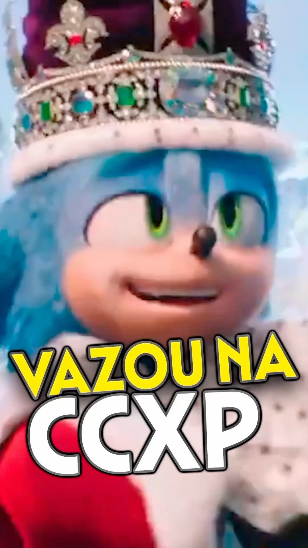 Sonic 3 o filme - Vazamento de Cenas Importantes do Filme do Sonic 3 na CCCXP