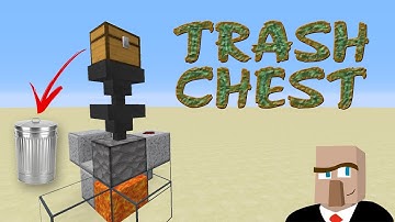 REDSTONE TRASH CAN - The Best Way to Dispose of Your #Minecraft Garbage!